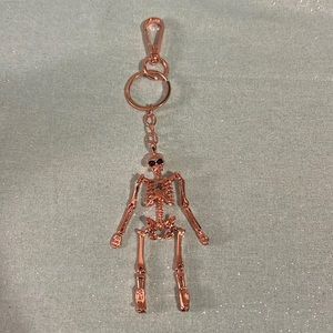 NWB Rose Gold Skeleton Charm